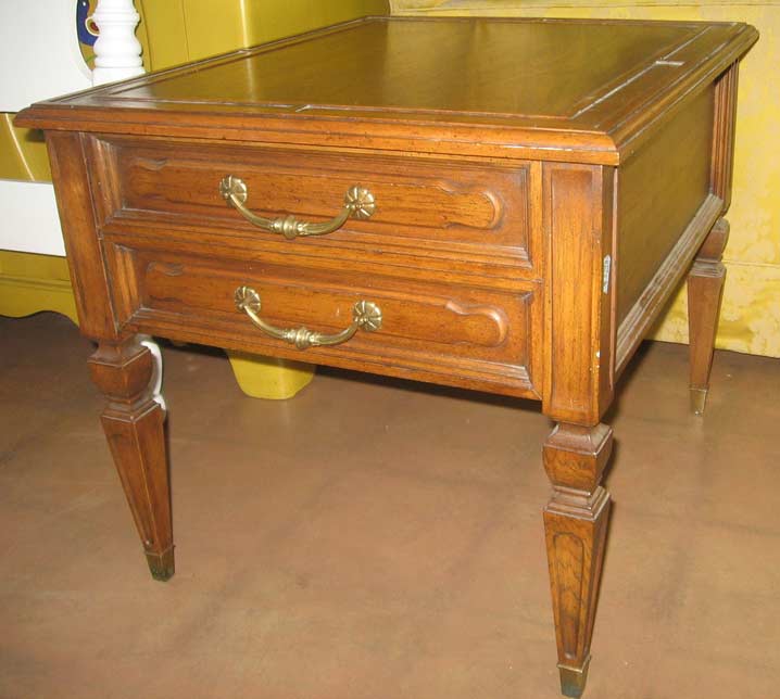antique timber table